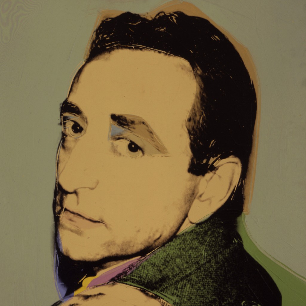 Andy Warhol, “Lucio Amelio”, 1975 Acrilico e serigrafia su tela Collezione privata, Napoli